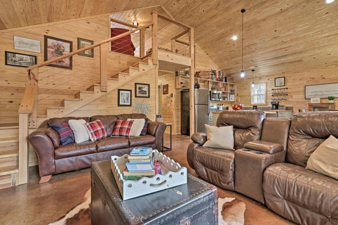Peaceful Family Cabin On 10 Acres With Game Room! Heflin Eksteriør bilde
