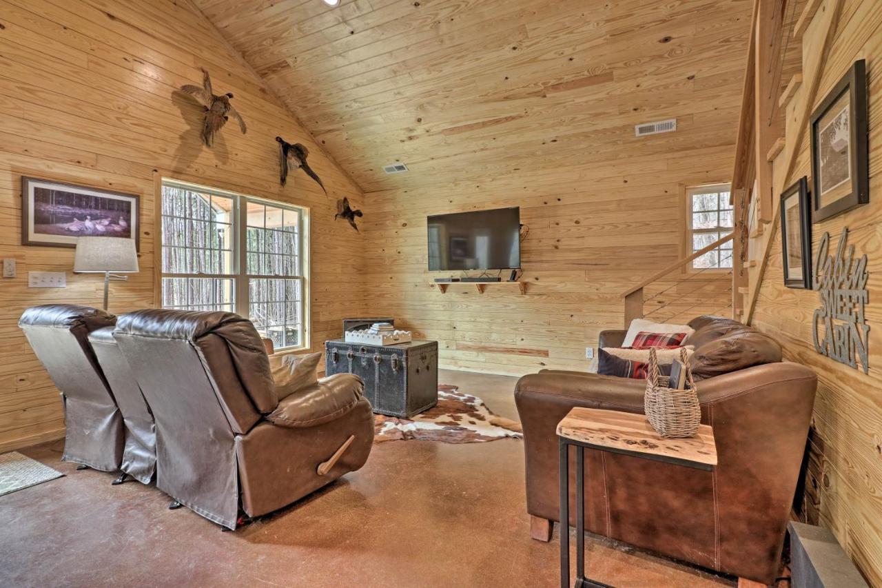 Peaceful Family Cabin On 10 Acres With Game Room! Heflin Eksteriør bilde